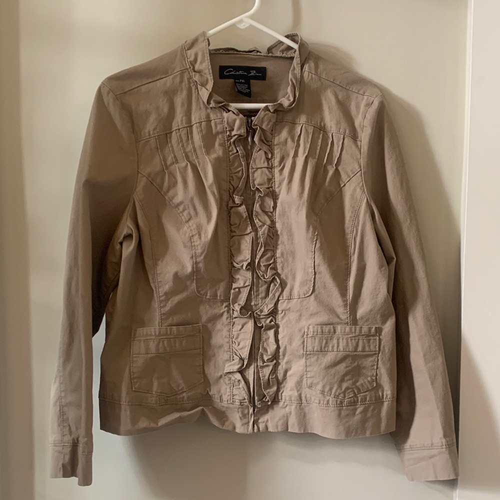 Christina Zimm khaki jacket, PXL